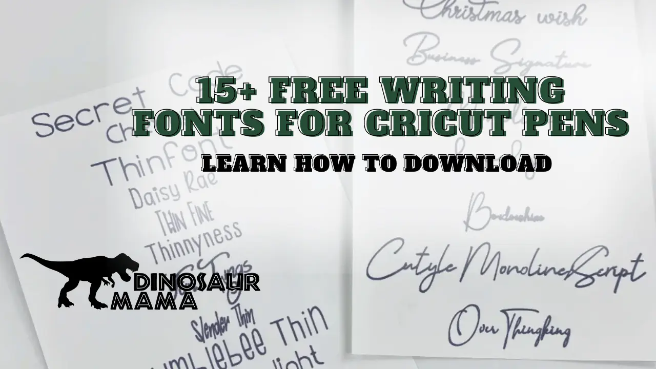 Writing fonts for cricut best sale